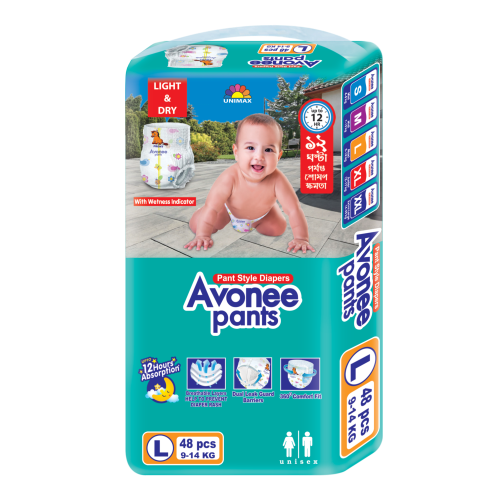 Avonee Jumbo Pack Large Pant Diaper 9-14Kg 48Pcs