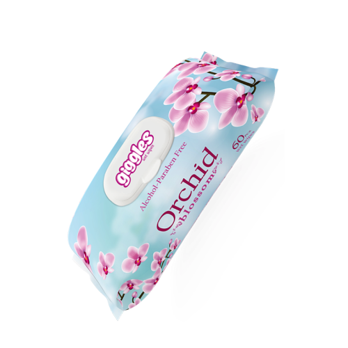 Giggles Wet Wipes Orchid 60 pcs L-81